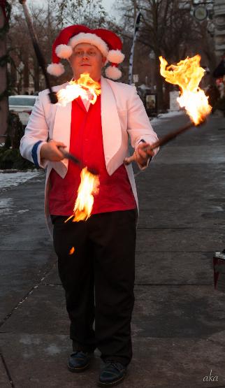 OMG Josh juggling fire