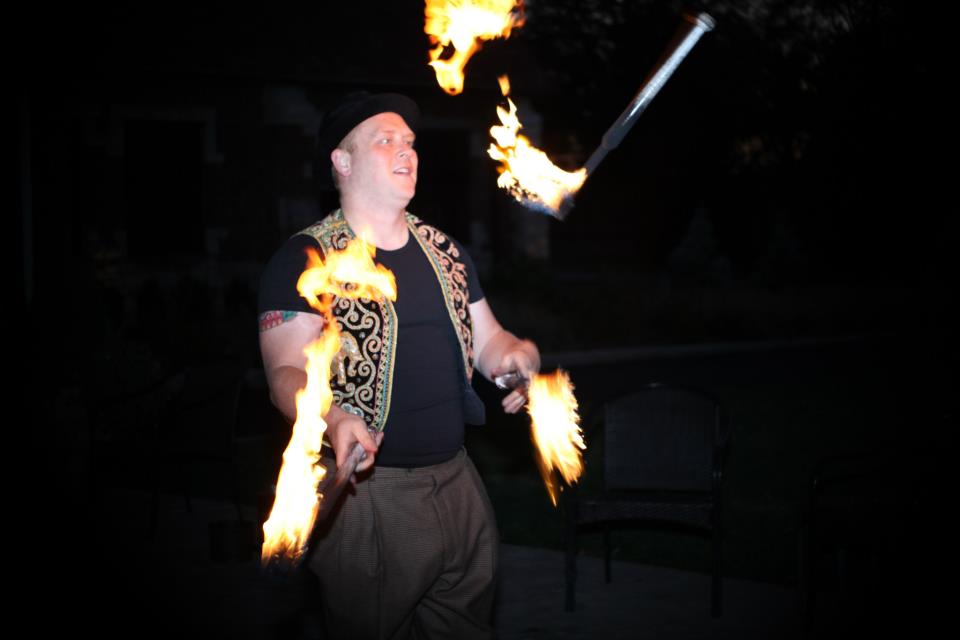 OMG Josh juggling fire